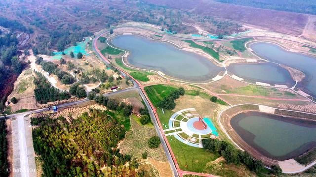 原创焕然假期绿色出行骑车从北京到兴安湖生态运动公园去体验野趣