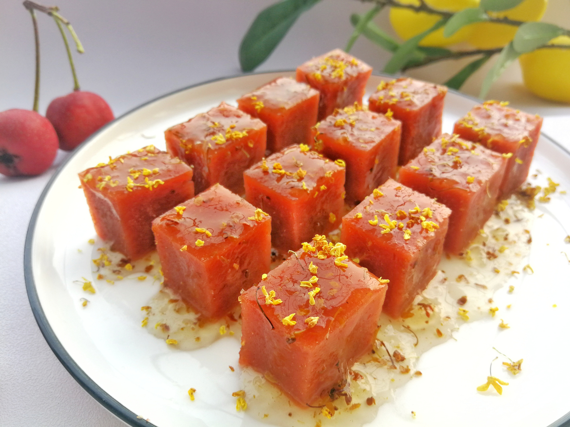 原创想吃山楂糕不用买自己做纯天然零添加开胃消食详细教程分享