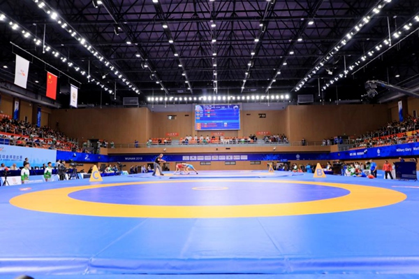 河北建工集团圆满完成第七届世界军运会摔跤馆的比赛应急保障工作