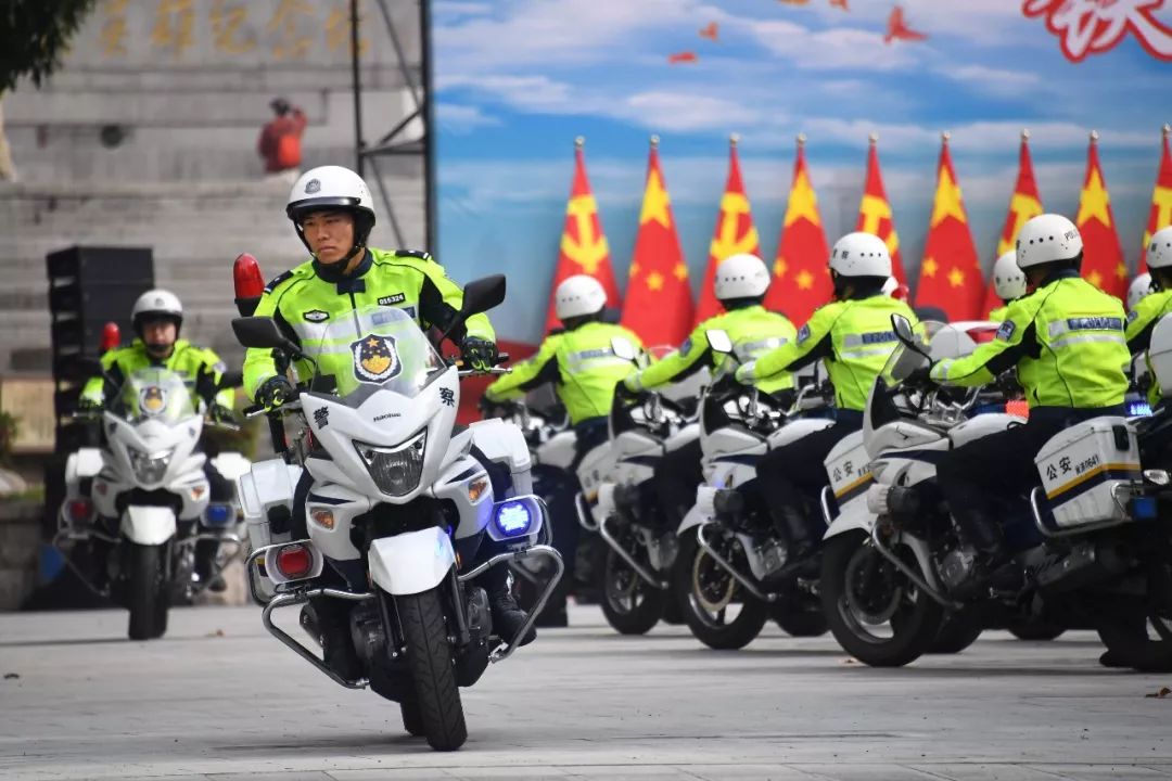 护航进博上海公安铁骑队正式亮相