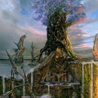 上古十大神树中最后一种神树是帝屋树,《山海经》中记载帝屋树是一颗