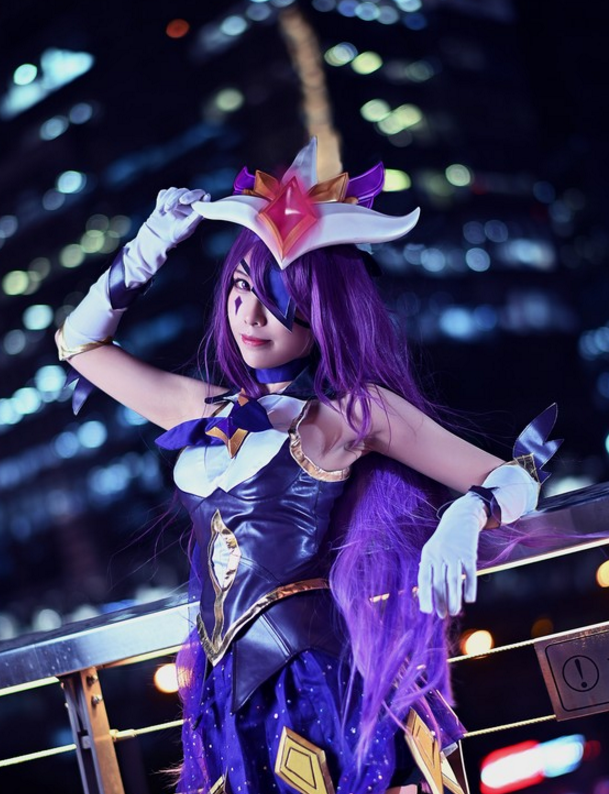 英雄联盟星之守护者辛德拉cosplay神还原