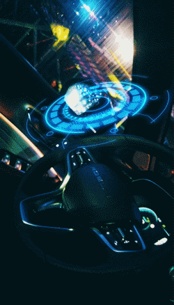 荣威rx5 max闪亮登场,极智科幻的驾道上演了一场"赛博大片"