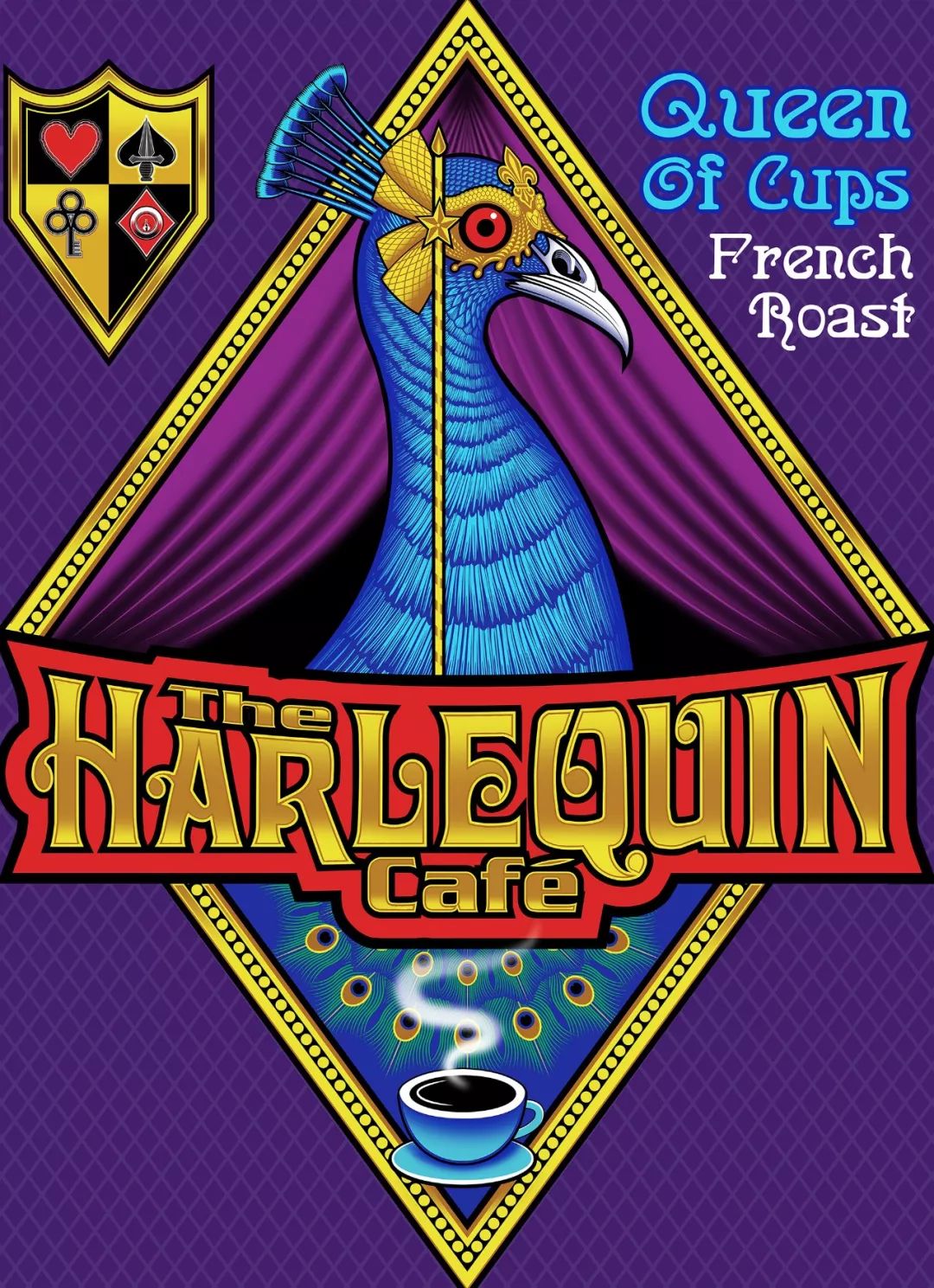 插画复古狂摇滚色