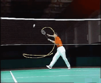 球技羽毛球底线抽球步法不快的你一定得学