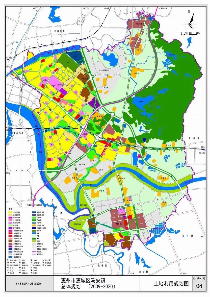 惠州马安片区规划图图片