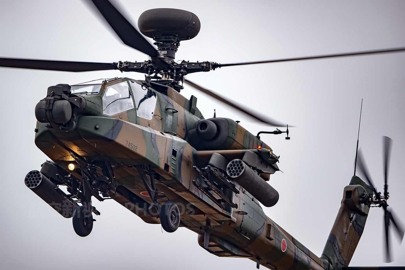 富士重工ah-64d武装直升机,日本自卫队的国宝装备,仅有12架在役