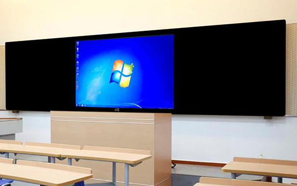 纳米触控一体机黑板是无线投屏,摄像头,麦克风,护眼纳米触控膜,物联