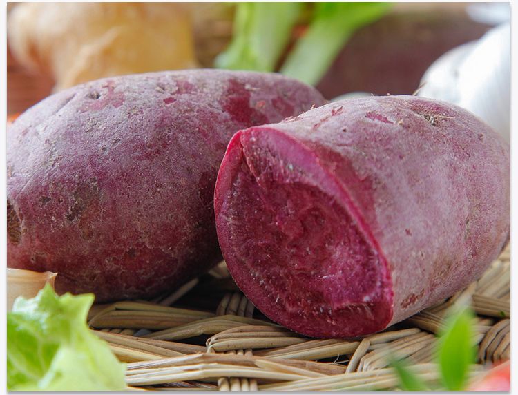 越南进口小紫薯,非转基因,富含大量花青素