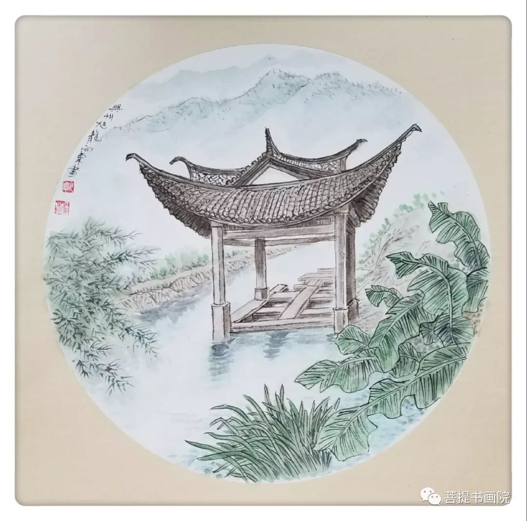 祖国揽胜魅力腾冲美丽和顺温馨故乡画家谭向东笔下的古镇胜景