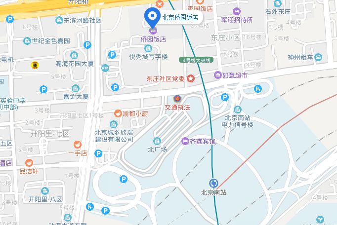 北京天宫院地图位置图片