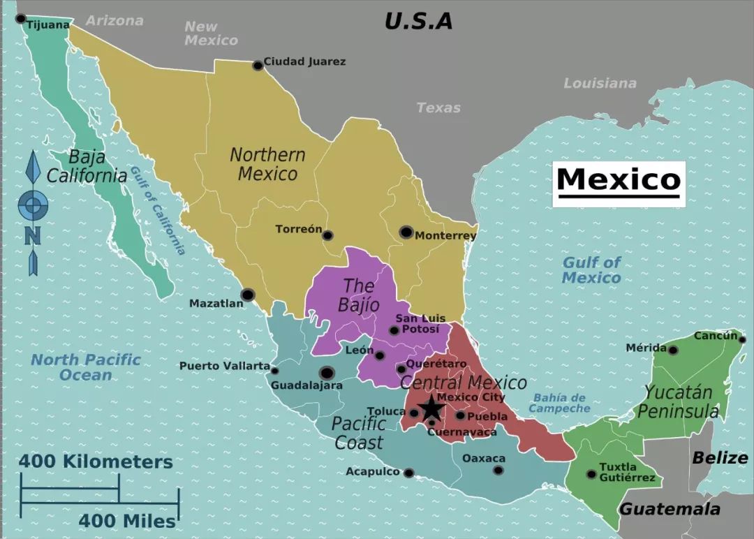 墨西哥矿产资源分布图图片