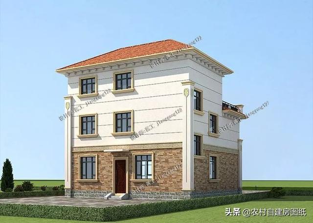 2款110平三层农村别墅,砖混和框架结构,新中式和欧式太难取舍了_设计