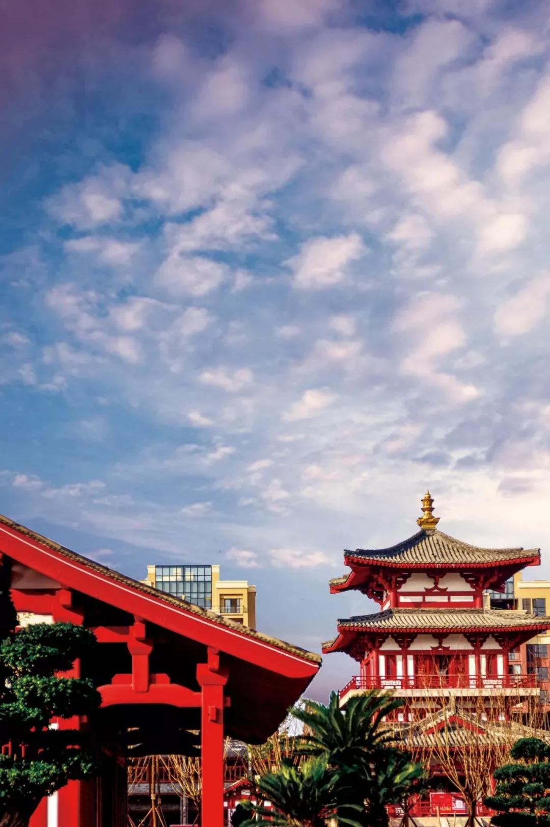 中国成都唐人街看唐代繁华蜀州