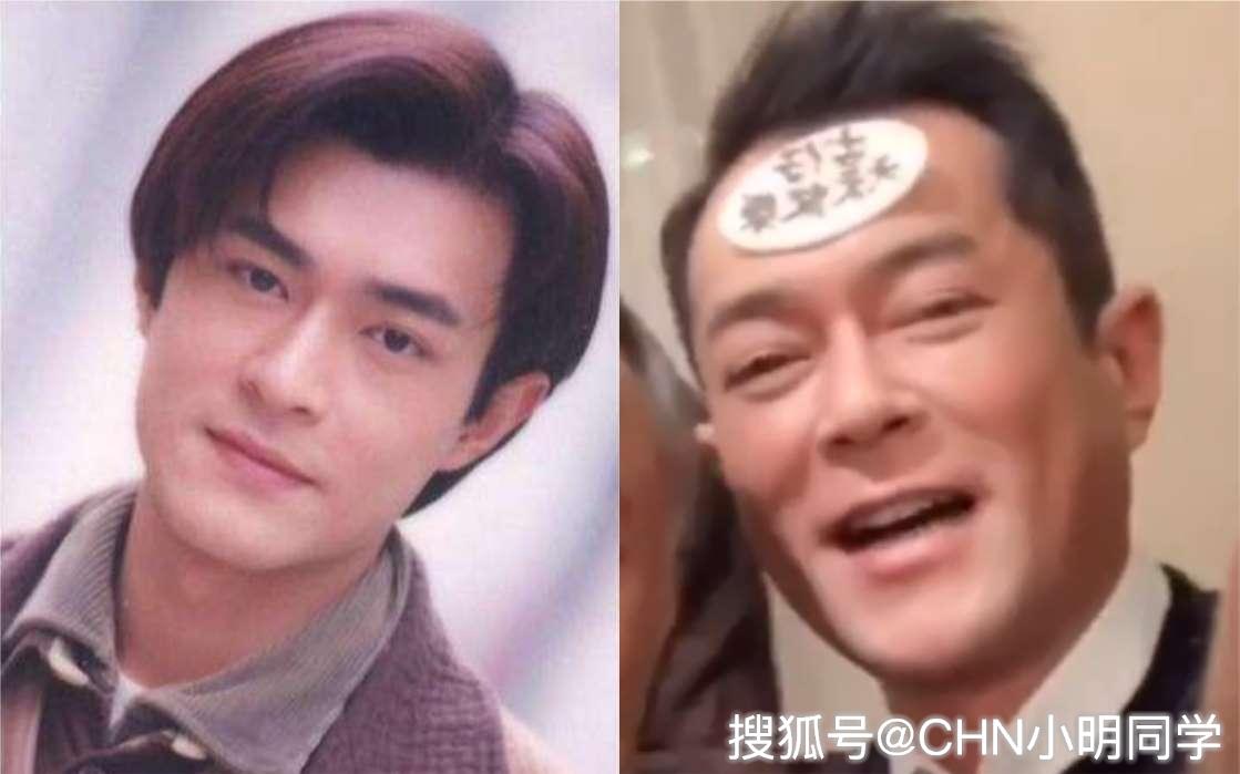 古天乐今(右图)昔对比.