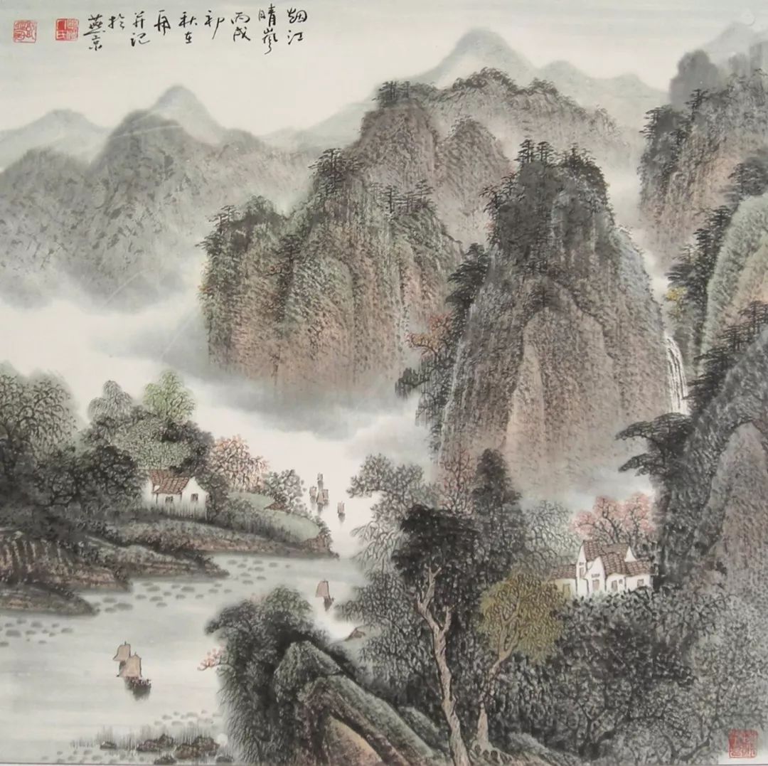 百家艺术 | 清新典雅 气象高古——郭在舟山水画作品赏析