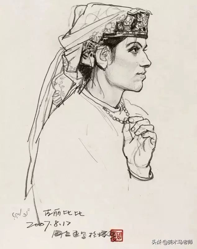 史国良丨速写入画丨潇洒的用笔,传统而不失现代的色彩!_声明