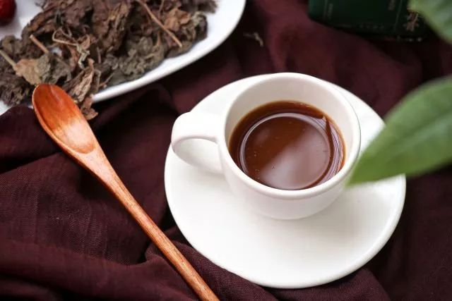 【红糖紫苏茶】