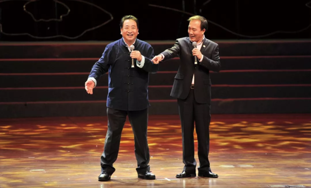 原创姜昆为金岩马春然挥毫题字扶正海派相声郭德纲糊涂相声