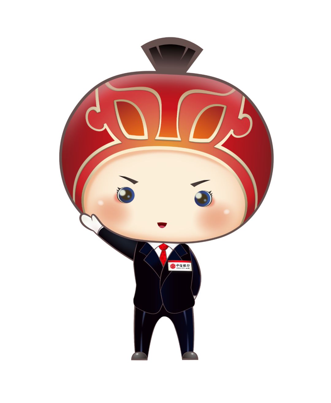 中信银行的企业形象行徽象征着中信银行的企业精神大家都领取到新下发