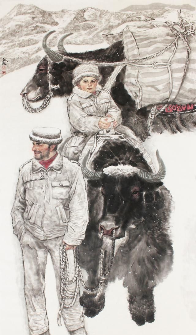 人物画画家黄耿耿