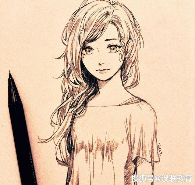 分享怎样画好线稿来自插画师clivenzu的作品分享6767