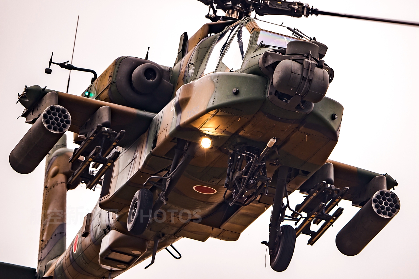 富士重工ah-64d武装直升机,日本自卫队的国宝装备,仅有12架在役