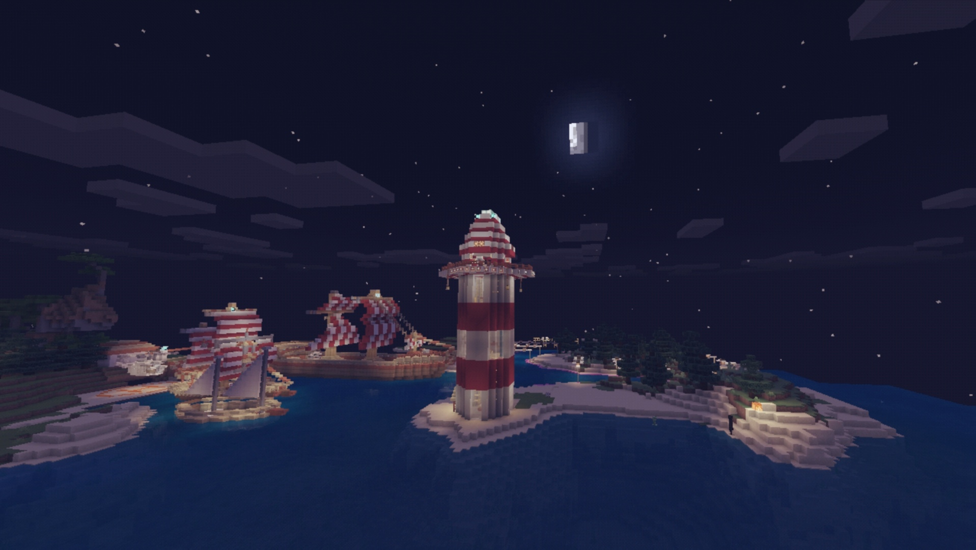 我的世界红石灯塔制作教程教你建造一个为你指明方向的灯塔