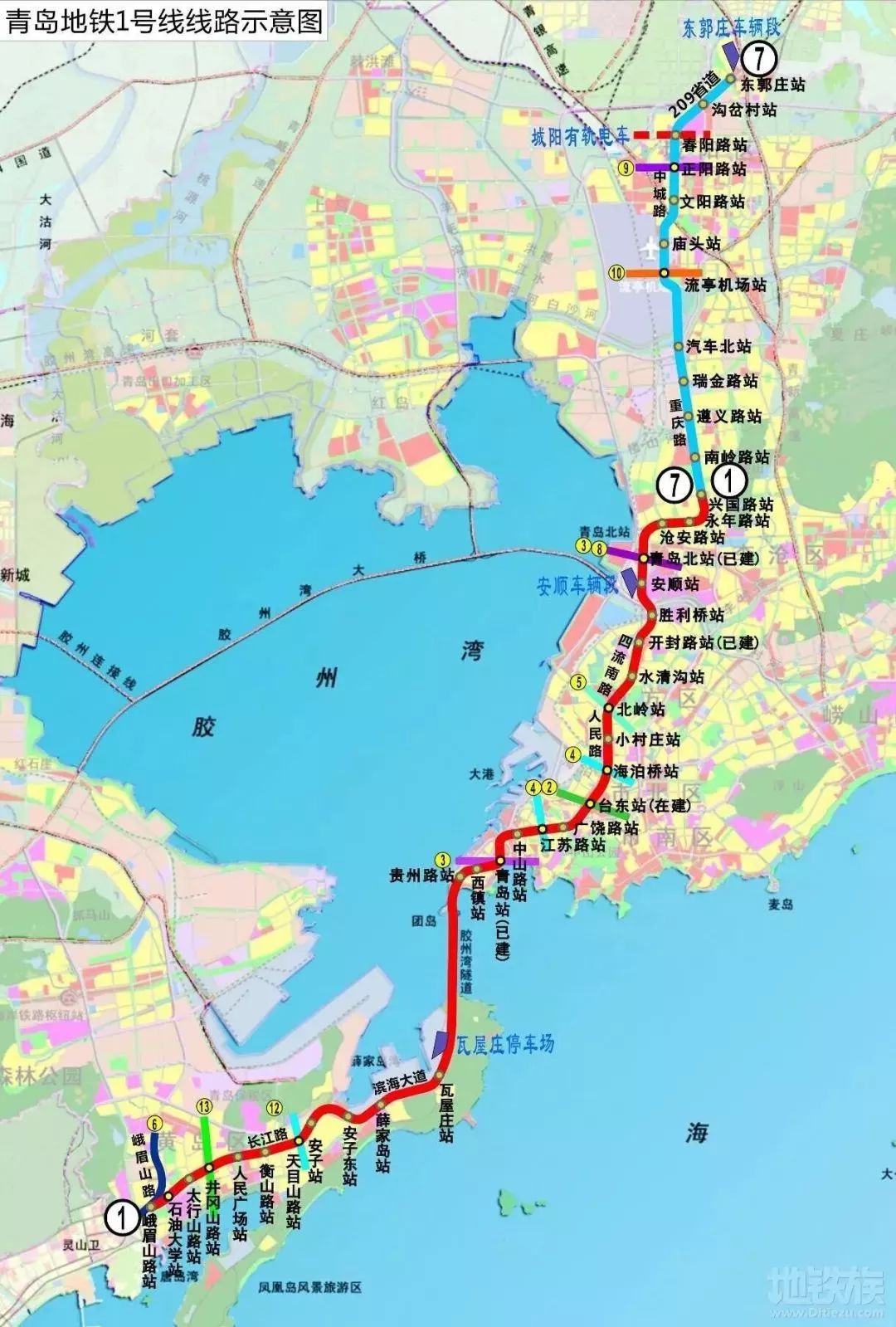 一,規劃方案概述 根據《青島市城市軌道交通第三期建設規劃(2020-2025