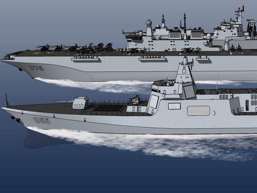 055战舰将取代052d的位置?052d战舰并不落后,只是作用不同