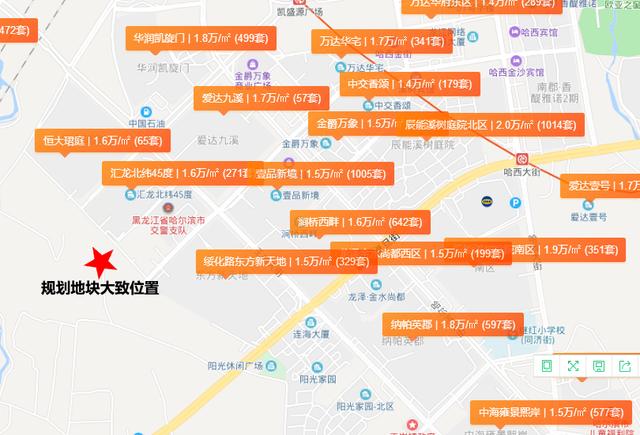 哈西片区地块规划调整!调整涉及6宗商住地!涉住面积超37万平