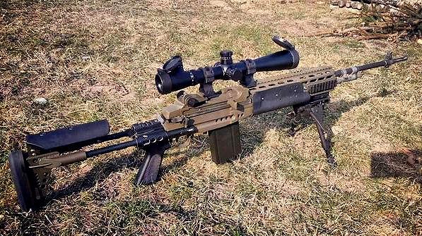 美国海豹突击队的最爱!所谓的增强型战斗步枪到底有多强?_战场