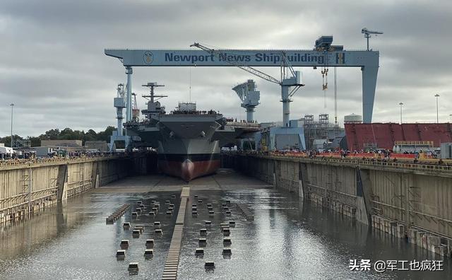 福特级航母二号舰"肯尼迪"号(cvn-79)正式下水