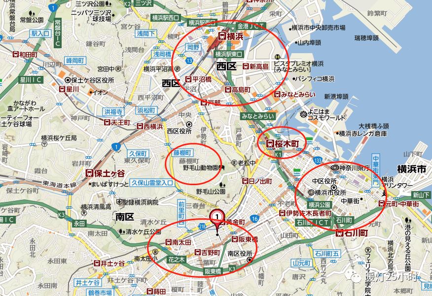 横滨地理位置图片
