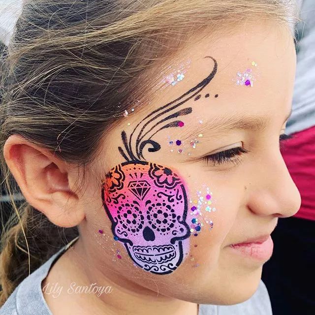 收藏|万圣节妆容-儿童面部彩绘(附教程)