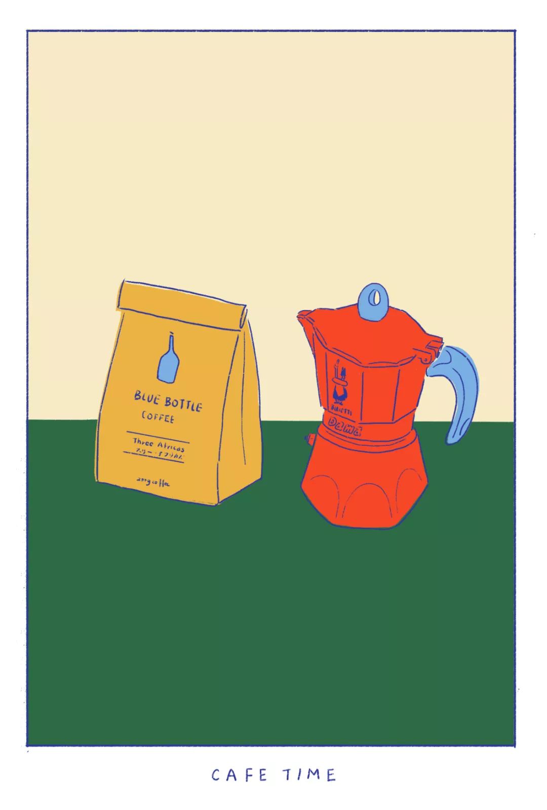 为了她的画也想买下这包豆子!丨插画师eve的咖啡生活