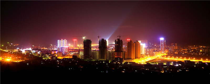 绥阳县城全景图片