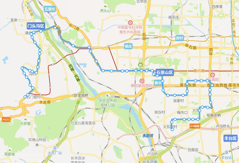 959路公交车线路图图片