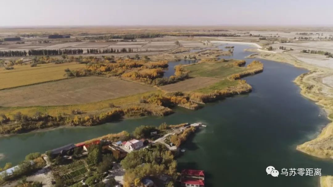 大美乌苏等你来游全国最美村镇乌苏市古尔图镇风光如画