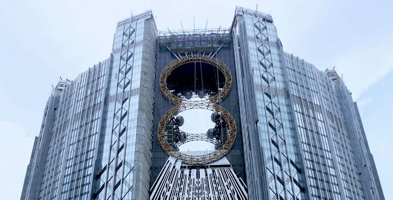 中国旅游景区大全之澳门影汇之星8字摩天轮
