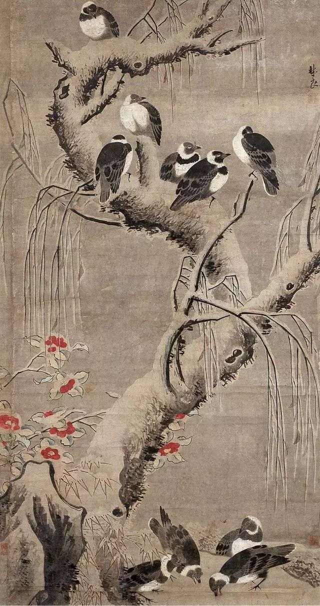 国画名家明代画家林良花鸟画作品欣赏