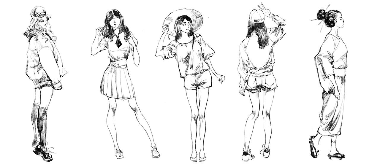 速写画是中国创意词语,归属于素描画的种,速写画不仅仅是基本功训练中