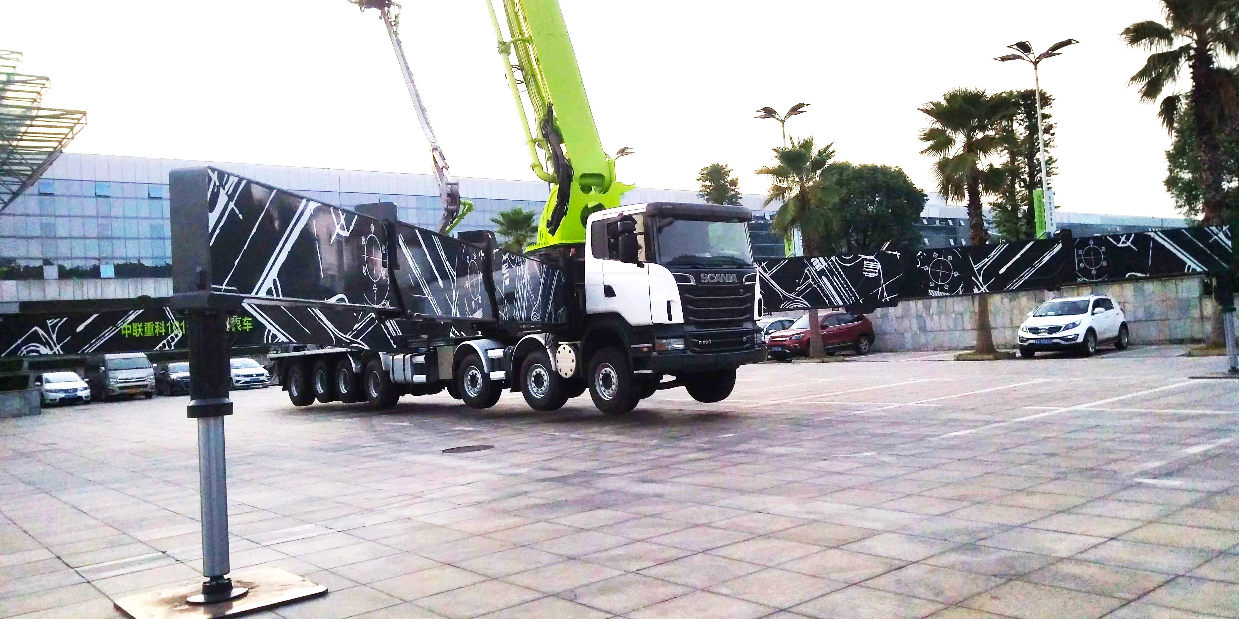 算下来,这台泵车诞生也有7年多的时间了,中间也参