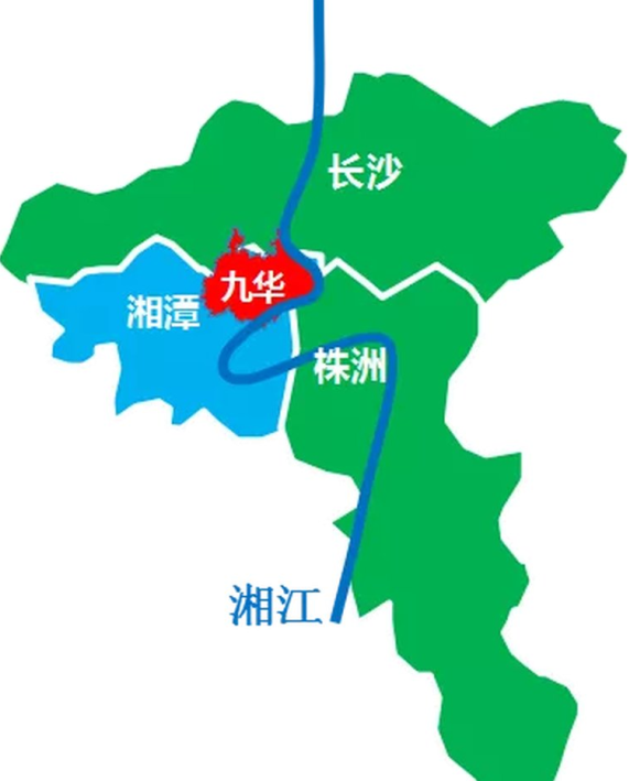 湘潭九华区域地图图片