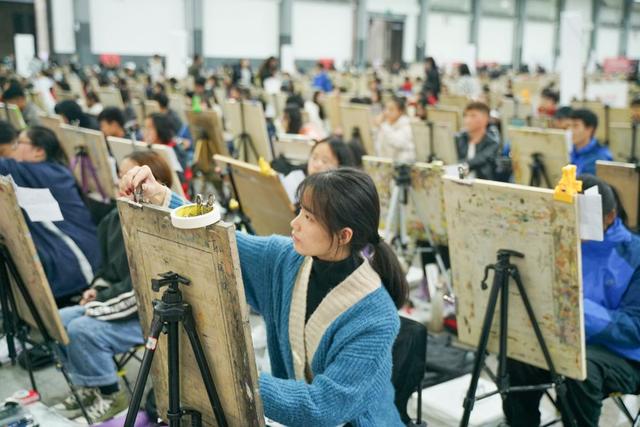 震撼!2020届美术模考全省各个考点考试现场直击