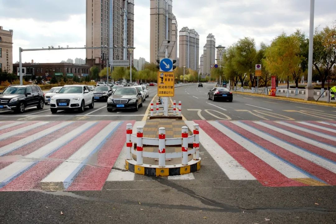 好消息哈尔滨将新建70处行人二次过街安全岛就在这些路口