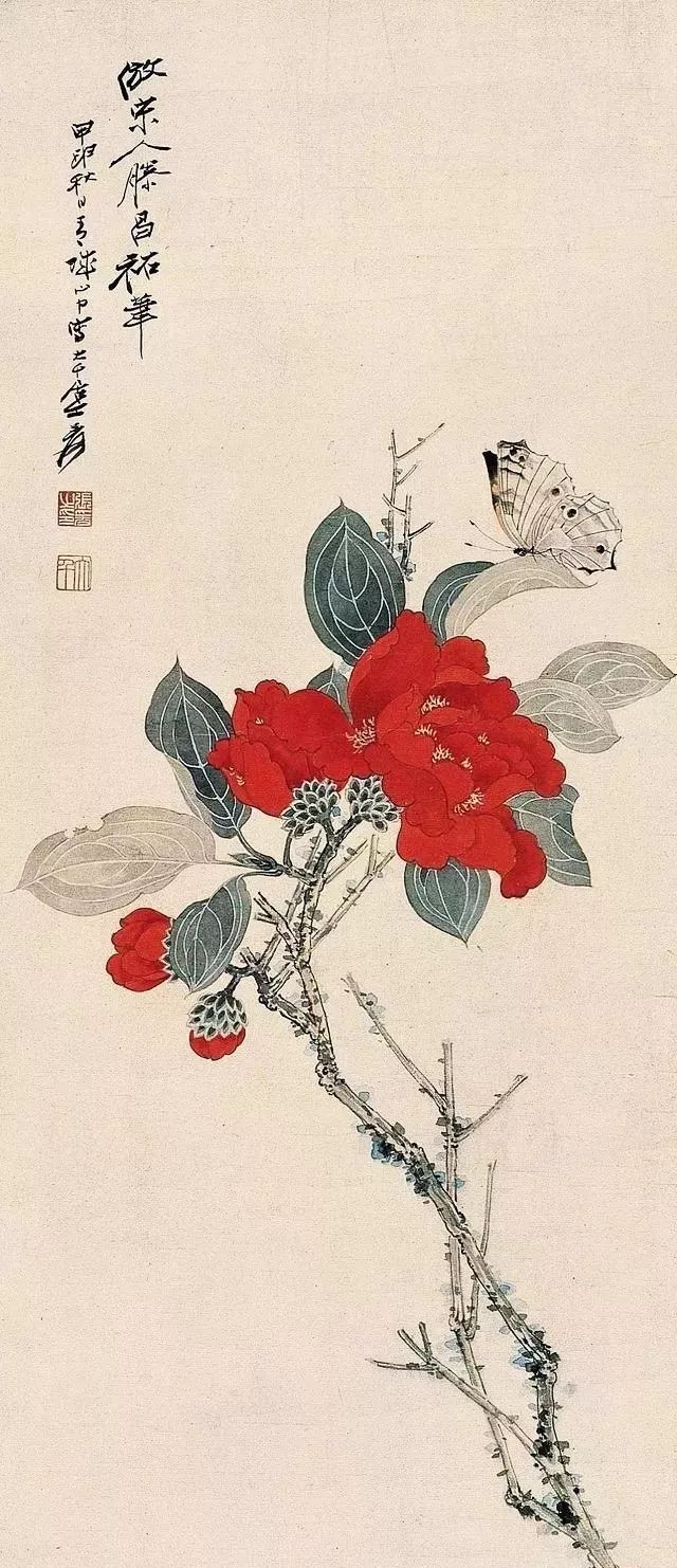 张大千高清工笔花鸟32幅美翻了