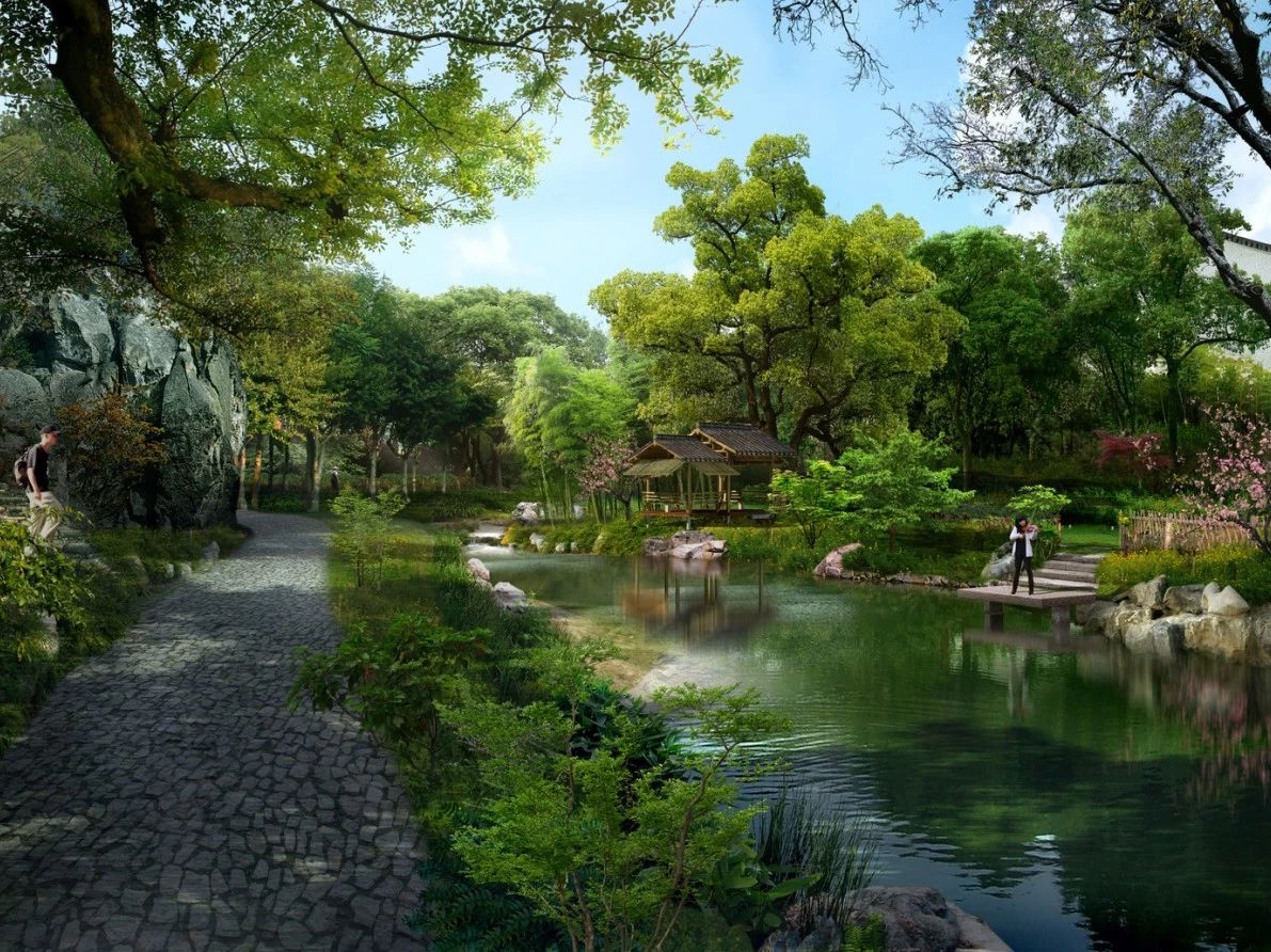 以各种不同视角进行素材展示各类山地景观与公园ps效果图素材预览part