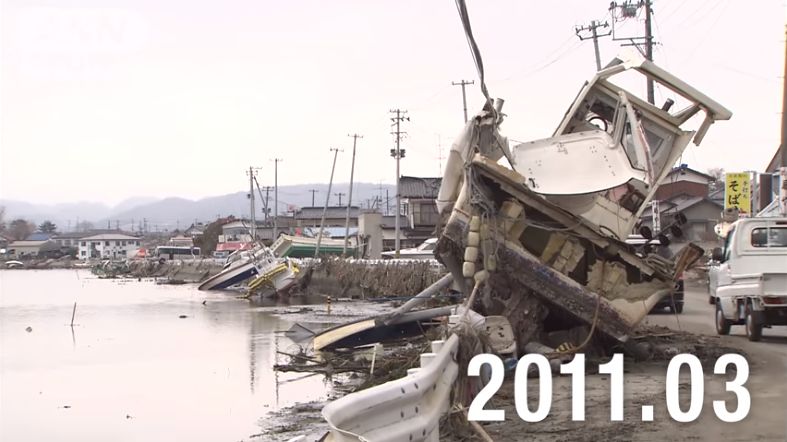 日本311大地震后花8年时间重建家园的福岛人这一次台风受灾直接选择了