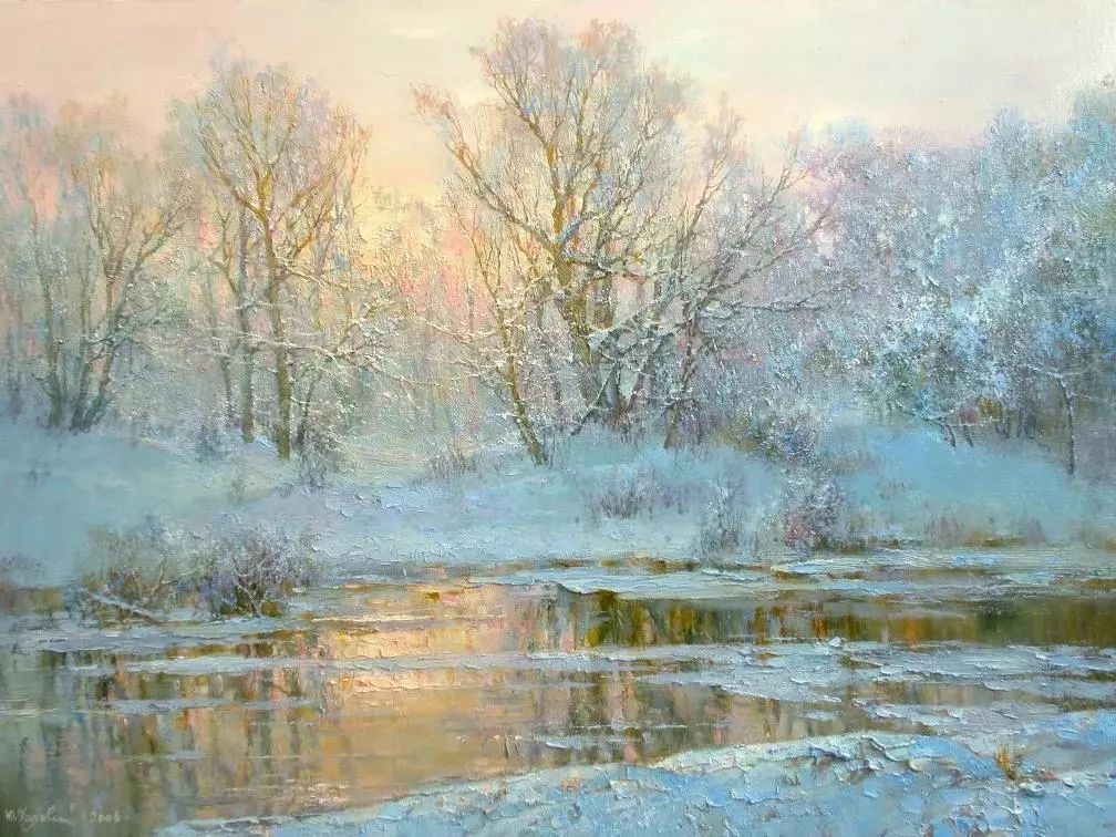 浪漫主义情怀的风景油画忍不住多看几眼